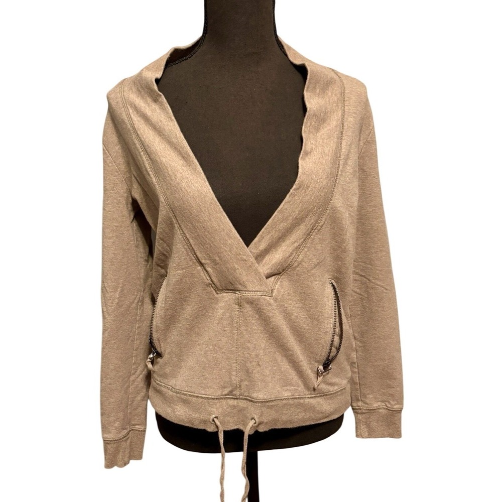 Banana Republic Women's Long Sleeved Heather Brown Size Small